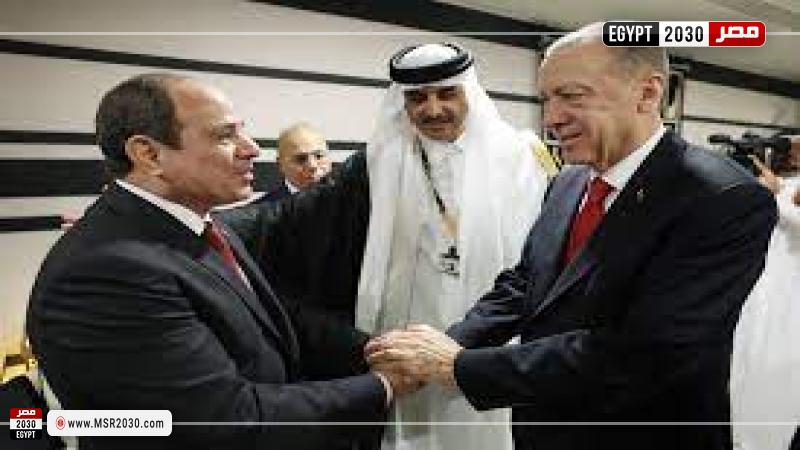 الرئيس السيسي والرئيس أردوغان