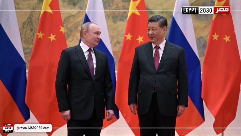 الرئيس بوتين و   الرئيس شي جين بينغ