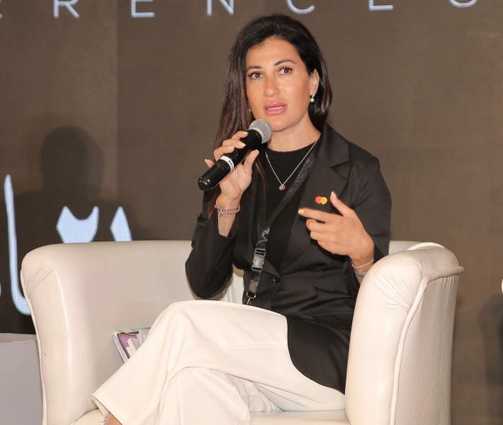 سينتيا صعب بمؤتمر صناع القرار: «نعمل على توسعة مكتبنا في مصر»