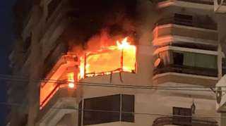 مصرع شاب في حريق داخل شقة سكنية بكفر طهرمس بالجيزة