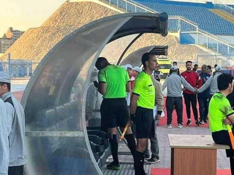 إيقاف طاقم حكام مباراة منتخب السويس والنصر لأجل غير مسمى