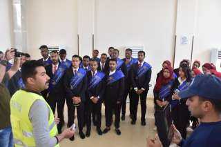 تعريف طلاب جامعة أسوان بالمشروعات القومية بتوشكي والمنطقة الصناعية