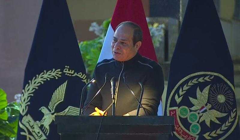 السيسي: حماية الوطن أشرف مهمة للإنسان .. فيديو