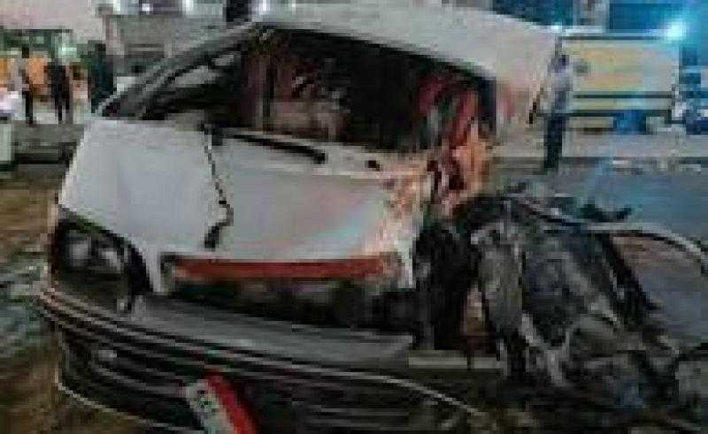 بالأسماء إصابة 9 أشخاص بحادث سيارة بطريق وادي النطرون بالبحيرة