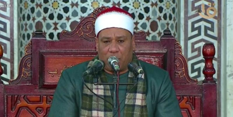 شعائر صلاة الجمعة الأولى من رمضان في بني سويف - «بث مباشر»