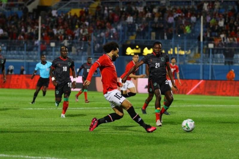 منتخب مصر يتقدم بهدفين أمام مالاوي في الشوط الأول
