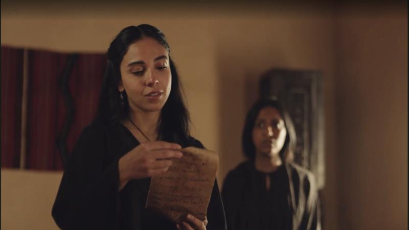 سلمى أبو ضيف أرملة في مسلسل ”رسالة الإمام”