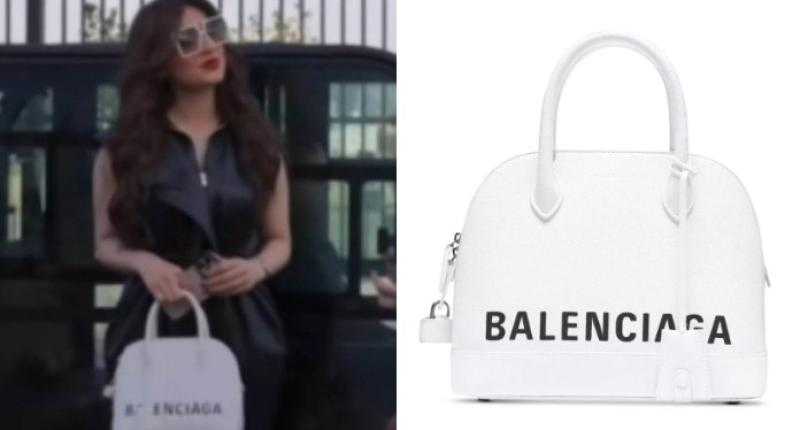 بالدولارات.. سعر صادم لـ حقيبة ياسمين عز في رامز نيفر إند