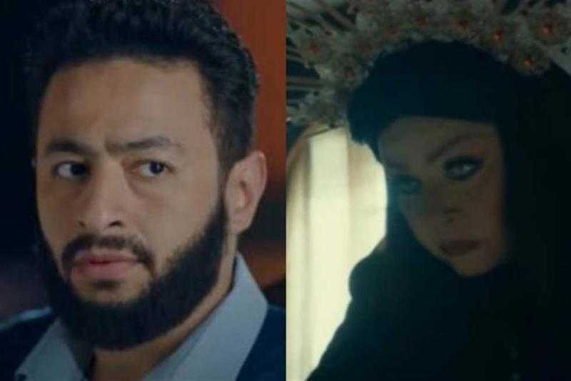 هند بنت الأحمر ملكة الجن تظهر لحمادة هلال في مسلسل المداح