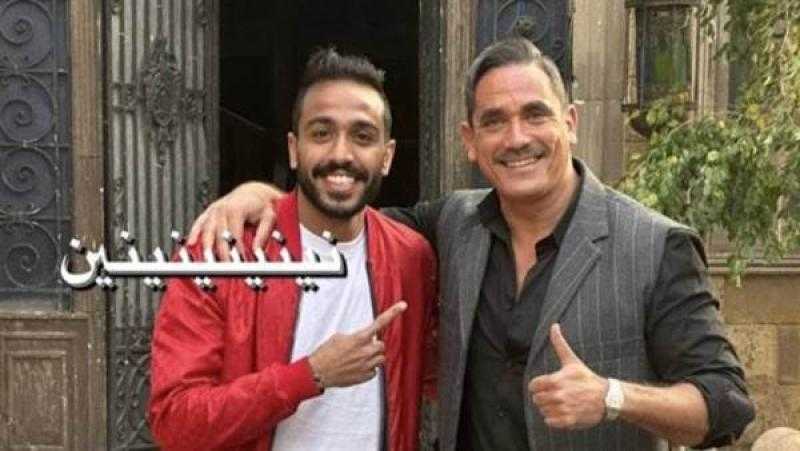 كهربا برفقة أمير كرارة فى كواليس سوق الكانتو