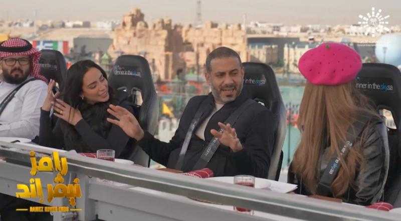 «جايين يسرقوا بنك».. رامز جلال يسخر من إطلالة محمد فراج وبسنت شوقي