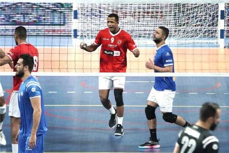 الأهلي يتأهل لنهائي دوري كرة الطائرة بعد الفوز على سموحة