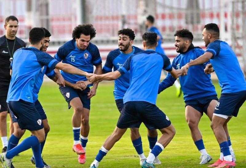 استعدادًا لفاركو.. تدريبات بدنية للاعبي الزمالك في مران اليوم