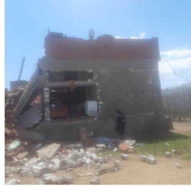 إصابة 5 أشخاص في انهيار منزل إثر انفجار أسطوانة بوتاجاز بالمنصورية