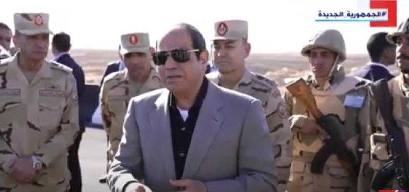الرئيس لمقاتلي شرق القناة: «أزمة الدولار هتبقى تاريخ».. فيديو