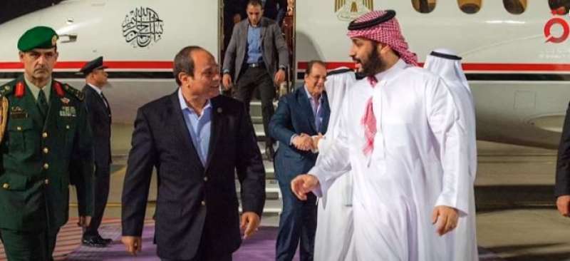 السيسي وولي العهد السعودي