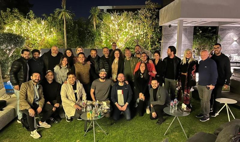 شاهد.. صناع «مذكرات زوج» في احتفالية خاصة بحضور حميد الشاعري