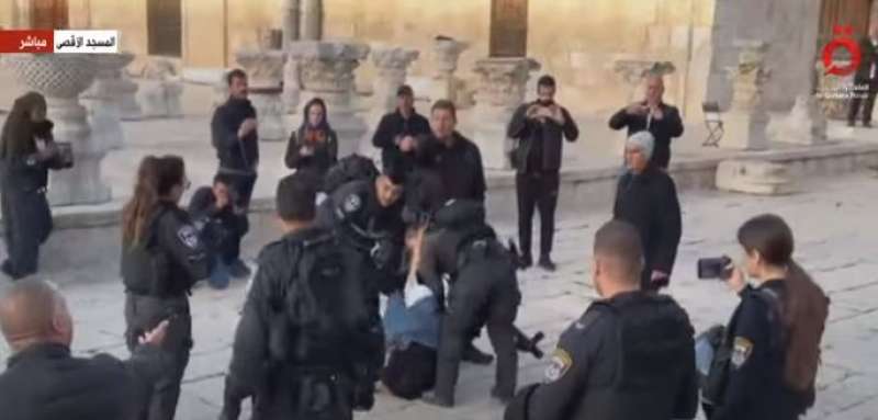 صورة من مقطع الفيديو