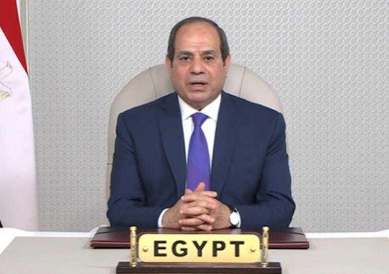 شاهد.. السيسي يوجه دعوة إلى قادة العالم بشأن الاستثمار في الصحة