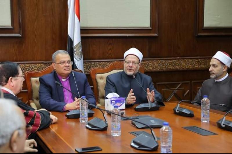 مفتي الجمهورية خلال اللقاء 
