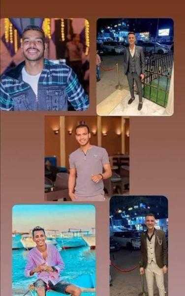 مصرع 5 شباب ضحايا حادث انقلاب سيارة في ترعة بقنا .. صور