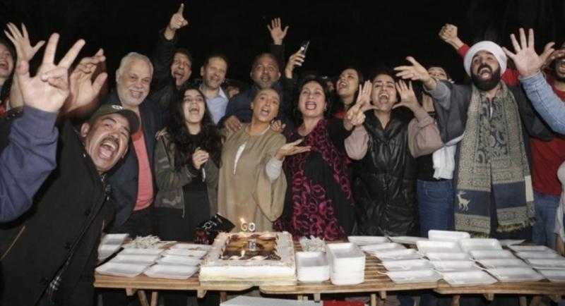 روجينا تحتفل بالانتهاء من مسلسل «ستهم»