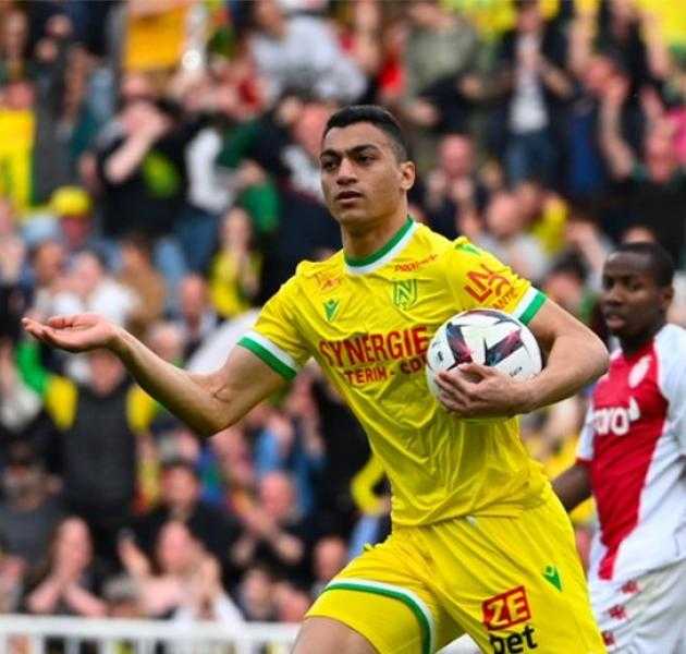 مصطفى محمد يسجل في خسارة نانت بثنائية أمام أوكسير