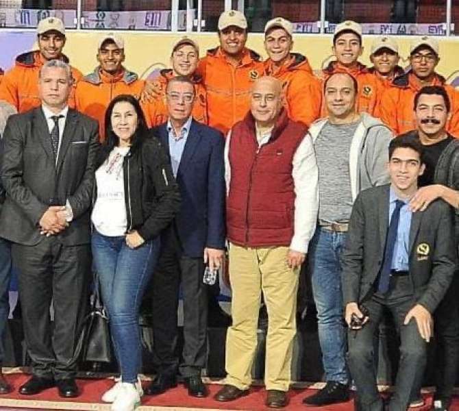 ”اتحاد الكره الطائرة” يكرم رجال الأمن على جهودهم في تأمين البطولة