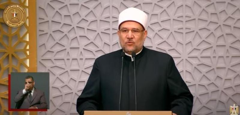 بسب زيادة بدل صعود المنبر.. وزير الأوقاف يتوجه بالشكر للسيسي.. «فيديو»