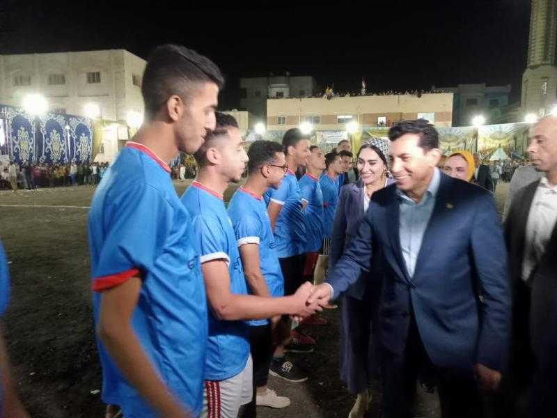 وزير الرياضة يشهد ختام الدورة الرمضانية بمركز شباب ميت أبو الحسين