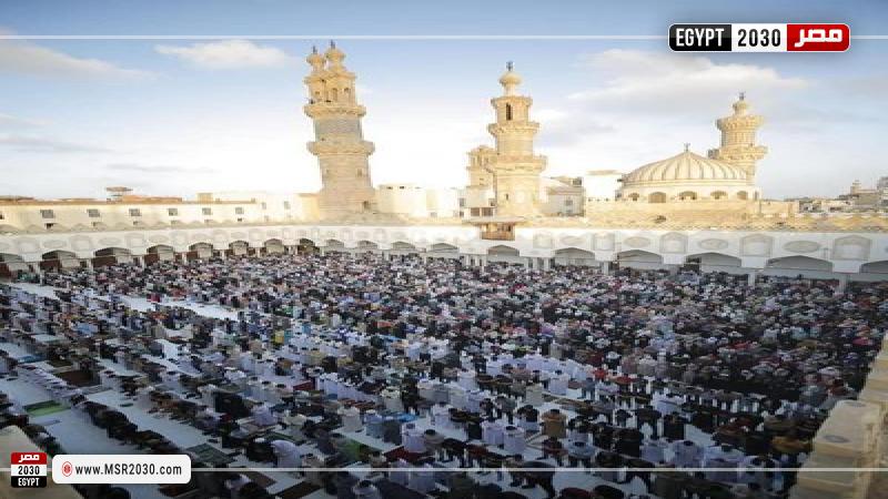صلاة العيد من جامع الأزهر
