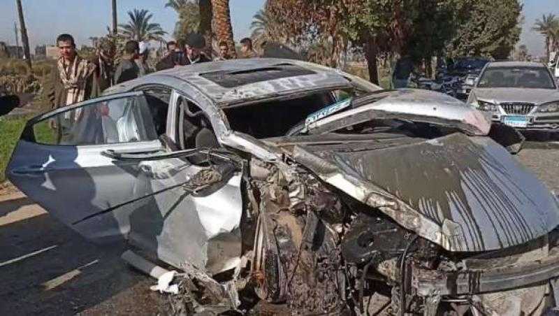 مصرع شاب وإصابة 9 أشخاص في حادثي تصادم بالبحيرة