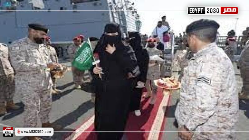 وصول سعوديين من السودان 