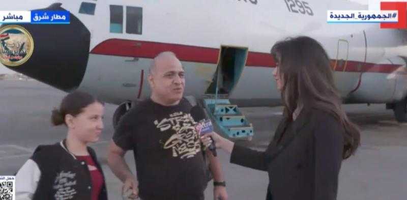 تجربة صعبة.. عائد من السودان: الرئيس السيسي لم يدخر جهدًا لإعادتنا