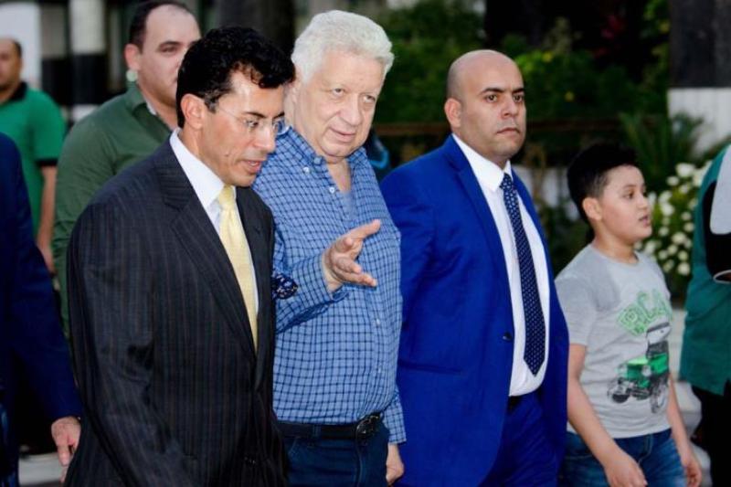 مرتضى منصور وأشرف صبحي