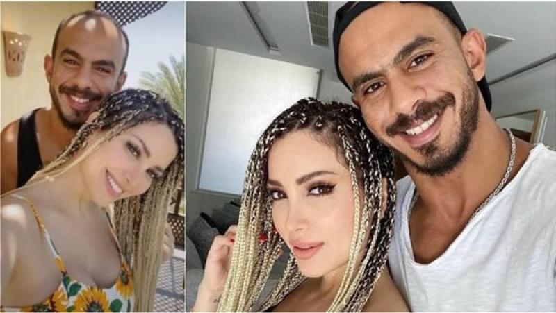 نسرين طافش وزوجها