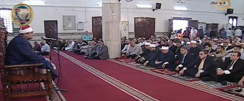 ذكرى تحرير سيناء.. نقل شعائر صلاة الجمعة من مسجد النصر بالعريش - «بث مباشر»