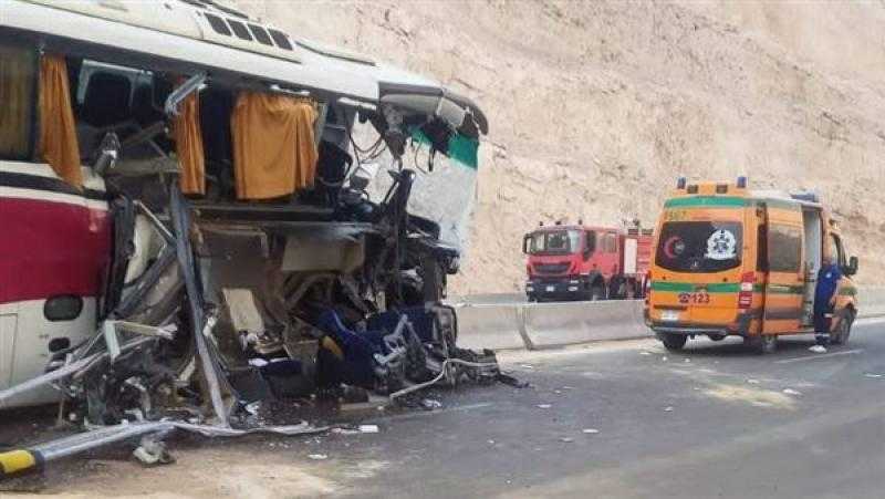 إصابة 5 أشخاص فى حادث انقلاب ميكروباص على الطريق الزراعي ببني سويف