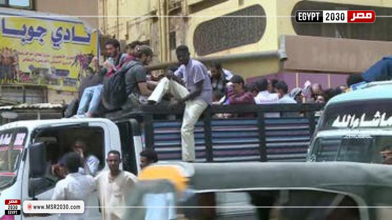 النازحين من السودان 
