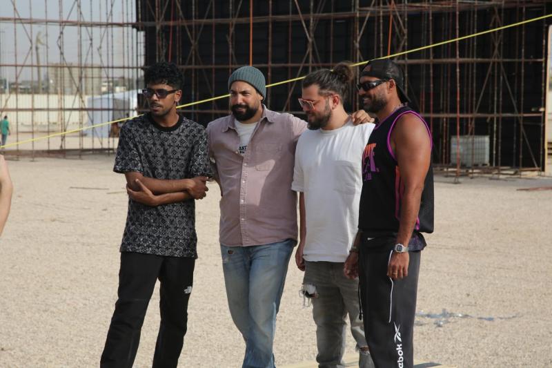 شاهد.. استعدادات فريق شارموفرز وعفروتو قبل حفل مول مصر