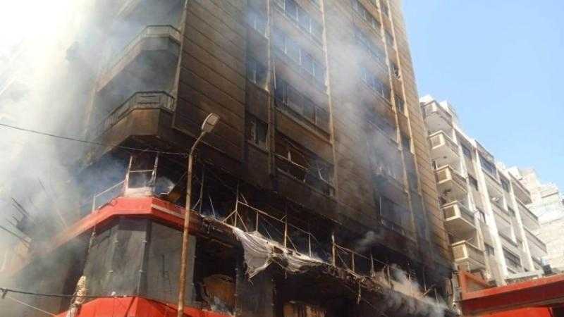 اندلاع حريق بأحد معارض الأثاث بالإسكندرية