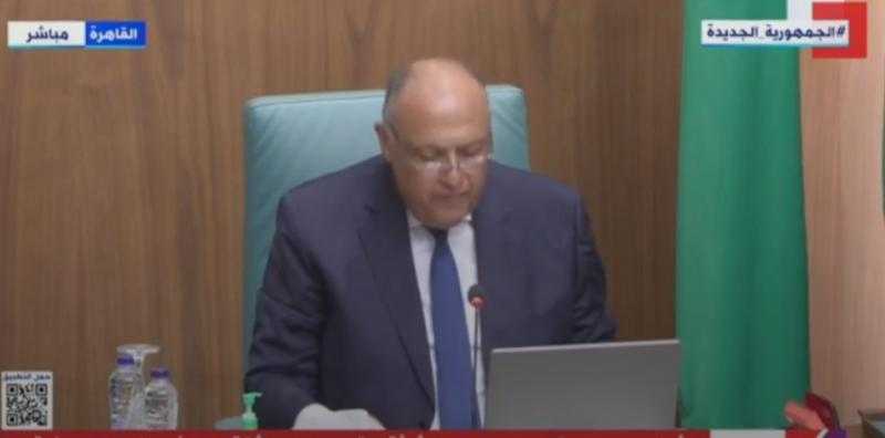 سامح شكري: مصر تدعم تضامنها مع السودان في أزمته الحالية