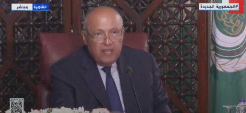 شكري: الأزمة في السودان تمتد لكل دول الجوار وعلى رأسها مصر