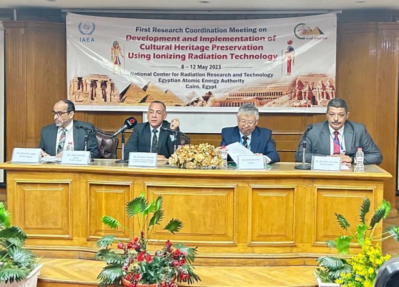 «الطاقة الذرية» والوكالة الدولية تناقشان استخدام الإشعاع بالحفاظ على التراث الثقافي