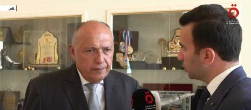 شاهد .. تعليق قوي لـ وزير الخارجية عن تطورات الوضع في السودان