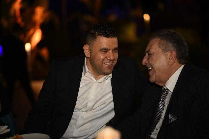 بالصور.. أحمد الوكيل وأحمد عامر يحضران حفل زفاف ابنة رجل الأعمال إبراهيم أبو عميرة ونجل المخرج شكري أبو عميرة