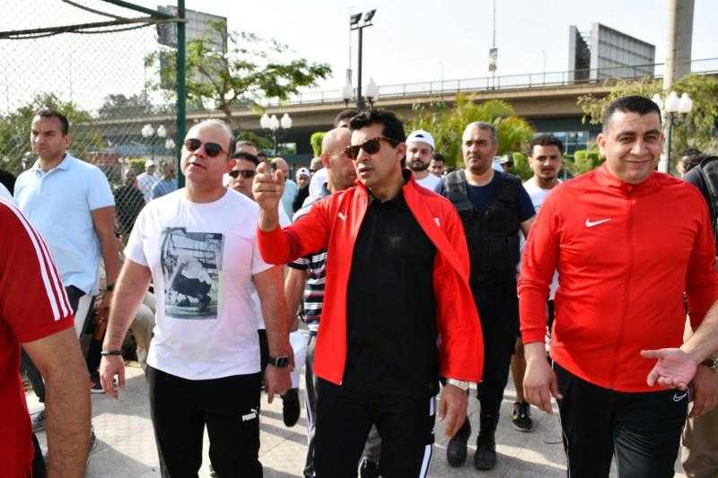 وزير الرياضة ورئيس الهيئة العامة للرقابة المالية يشهدان الماراثون السنوي الرابع للاتحاد المصري للتأمين