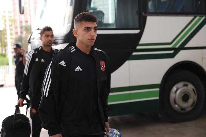 بعثة الأهلي تتوجه من استاد حمادي العقربي إلى مطار قرطاج