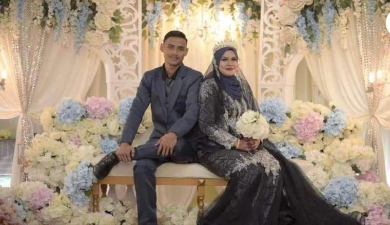 محمد وجميلة يوم الزفاف