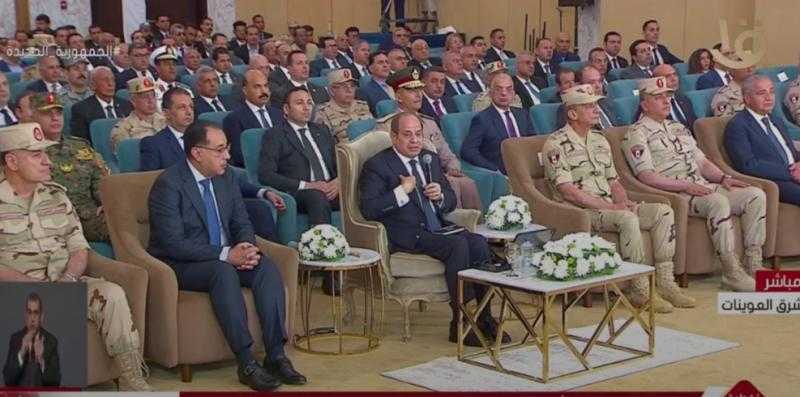 السيسي: مخزون المياة الجوفية يتم التعامل معه طبقًا للمعايير العالمية منعًا لهدره